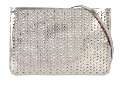Mirrored Loubi Clutch, front view